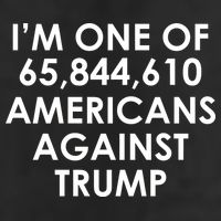 I'm One of the Americans Against Donald Trump 7 Panel Mesh Trucker Snapback Hat