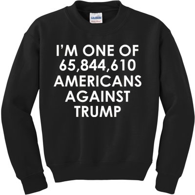 I'm One of the Americans Against Donald Trump Kids Sweatshirt