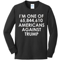 I'm One of the Americans Against Donald Trump Kids Long Sleeve Shirt