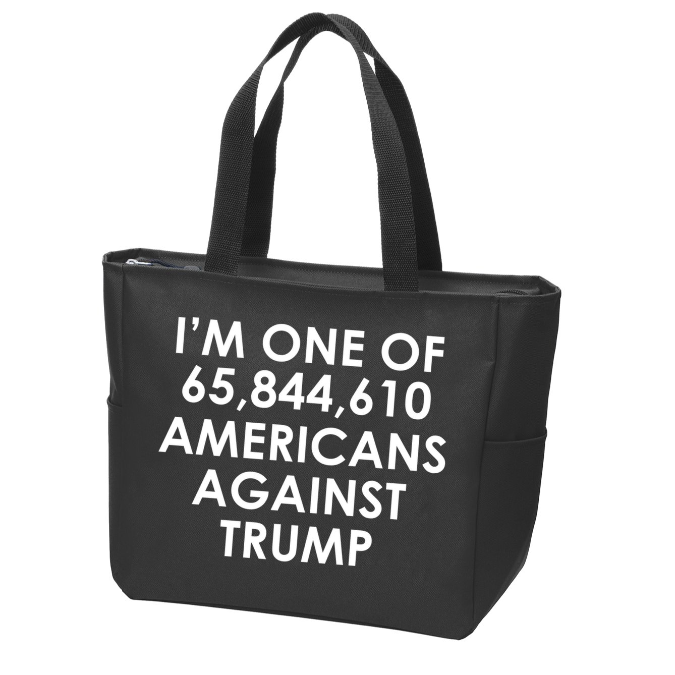 I'm One of the Americans Against Donald Trump Zip Tote Bag