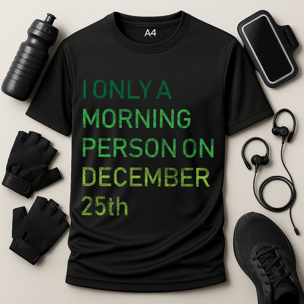 I'm Only A Morning Person On December 25 Performance Shirt