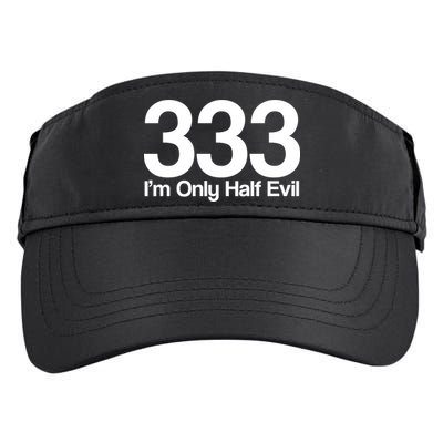 I'm Only Half Evil Adult Drive Performance Visor