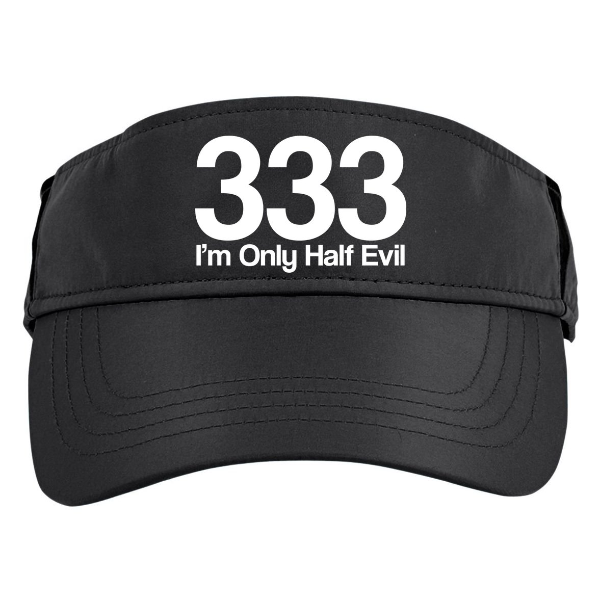 I'm Only Half Evil Adult Drive Performance Visor
