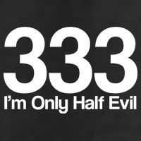 I'm Only Half Evil Adult Drive Performance Visor