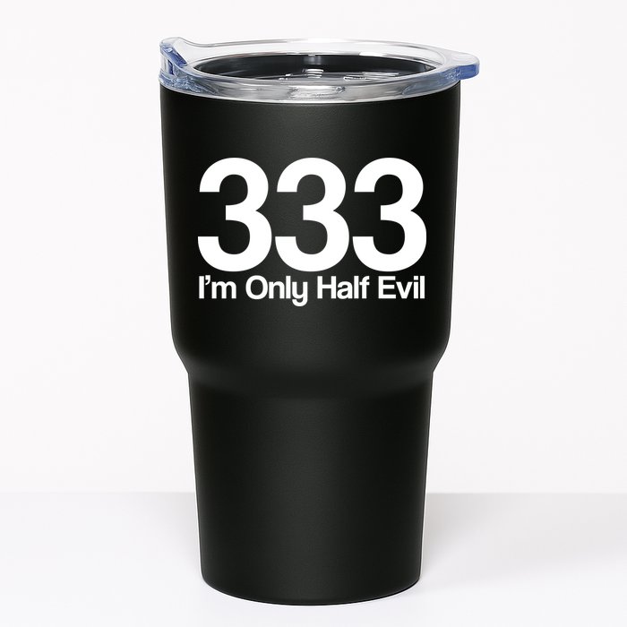 I'm Only Half Evil Tumbler