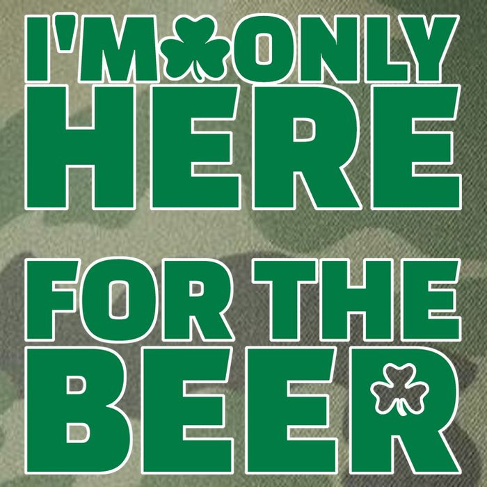 I'm Only Here For The Beer St Patricks Funny Legacy Tie Dye Trucker Hat