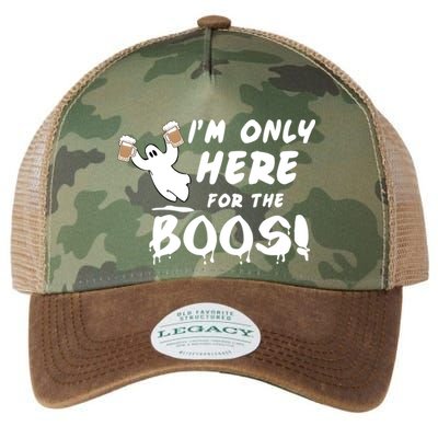 I'm Only here For The Boos! Ghost Legacy Tie Dye Trucker Hat