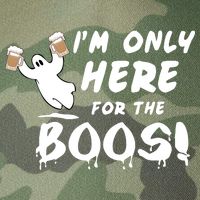 I'm Only here For The Boos! Ghost Legacy Tie Dye Trucker Hat