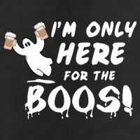 I'm Only here For The Boos! Ghost Adult Drive Performance Visor