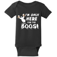 I'm Only here For The Boos! Ghost Baby Bodysuit