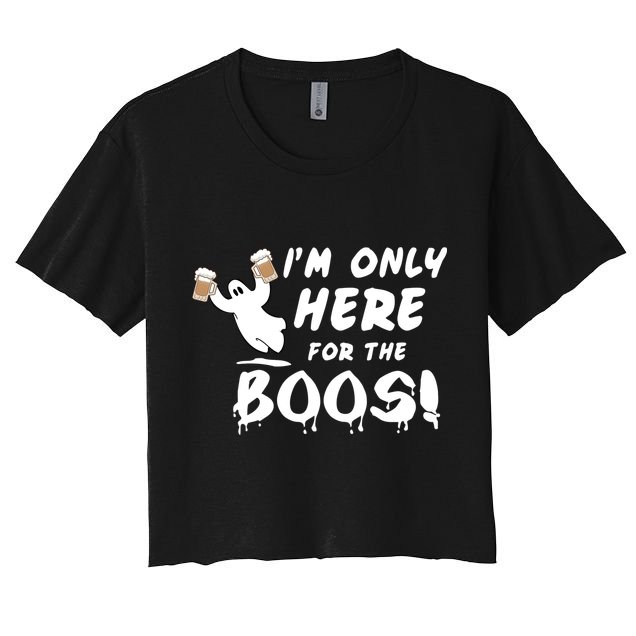 I'm Only here For The Boos! Ghost Crop Top