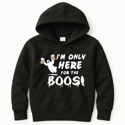 I'm Only here For The Boos! Ghost Kids Hoodie