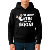 I'm Only here For The Boos! Ghost Kids Hoodie