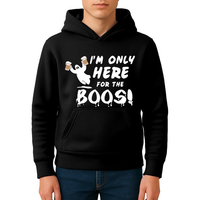 I'm Only here For The Boos! Ghost Kids Hoodie