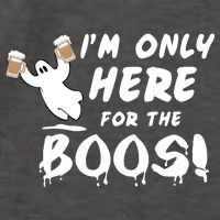 I'm Only here For The Boos! Ghost Vector Backpack