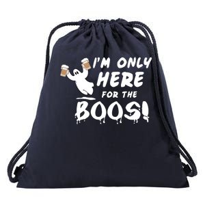 I'm Only here For The Boos! Ghost Drawstring Bag