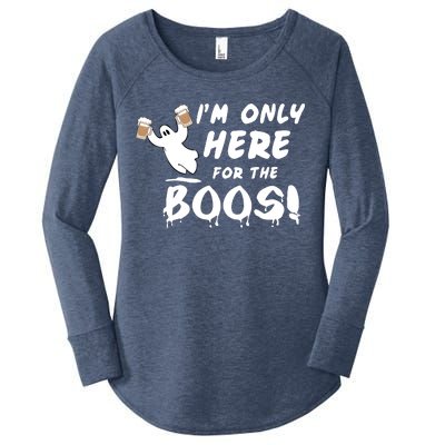 I'm Only here For The Boos! Ghost Women's Perfect Tri Tunic Long Sleeve Shirt