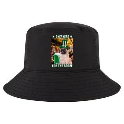I'm Only Here for the Booze Beer Pug St. Patrick's Day Cool Comfort Performance Bucket Hat