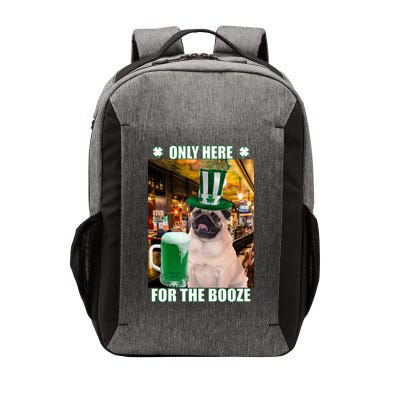 I'm Only Here for the Booze Beer Pug St. Patrick's Day Vector Backpack