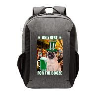 I'm Only Here for the Booze Beer Pug St. Patrick's Day Vector Backpack