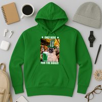 I'm Only Here for the Booze Beer Pug St. Patrick's Day Hoodie