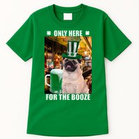 I'm Only Here for the Booze Beer Pug St. Patrick's Day Tall T-Shirt