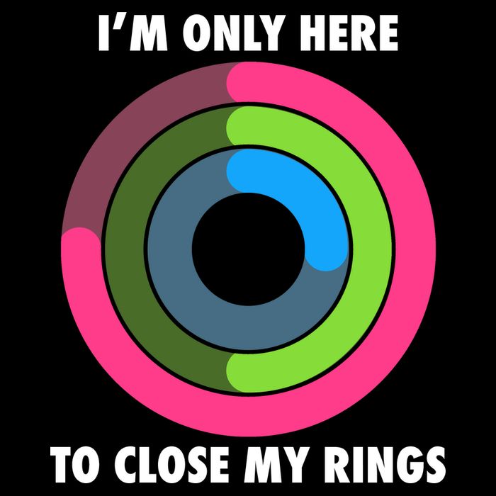 I'm Only Here To Close My Rings City Backpack