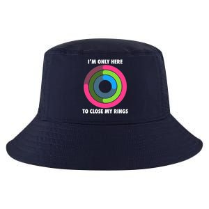 I'm Only Here To Close My Rings Cool Comfort Performance Bucket Hat