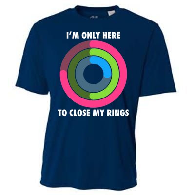 I'm Only Here To Close My Rings Cooling Performance Crew T-Shirt