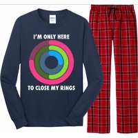 I'm Only Here To Close My Rings Long Sleeve Pajama Set