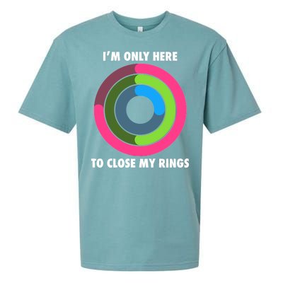 I'm Only Here To Close My Rings Sueded Cloud Jersey T-Shirt