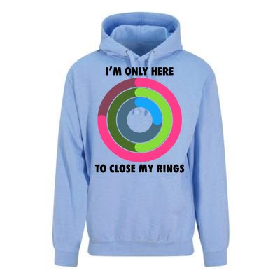 I'm Only Here To Close My Rings Unisex Surf Hoodie