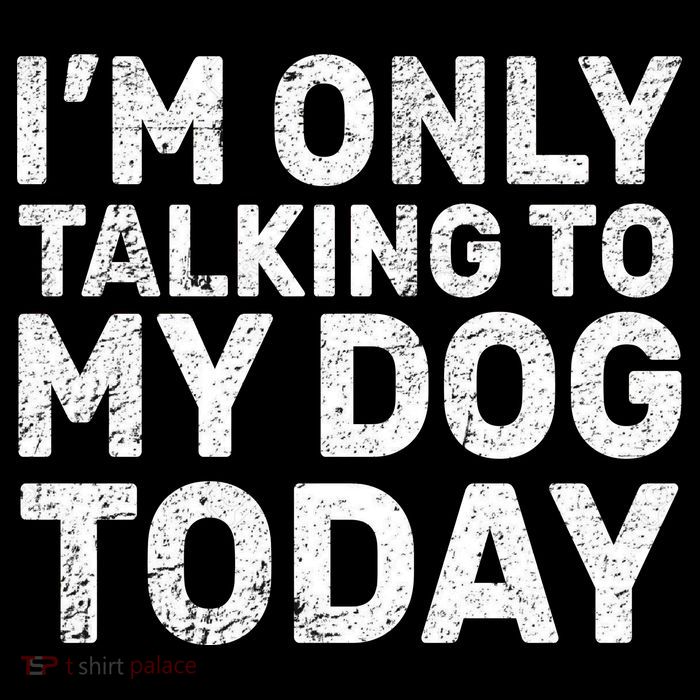 I'm Only Talking to My Dog Today Short Acrylic Beanie