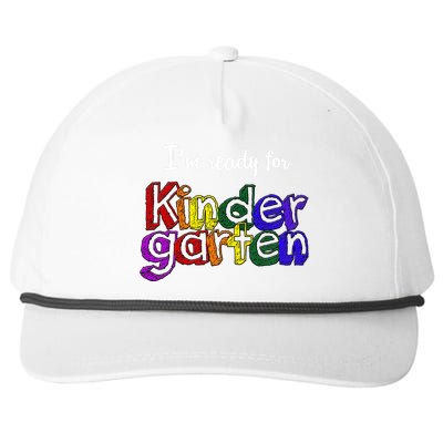 I'm Ready For Kindergarten Snapback Five-Panel Rope Hat