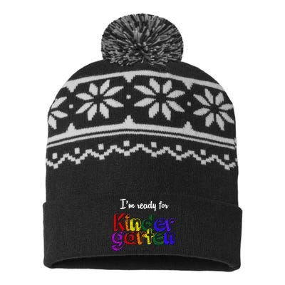 I'm Ready For Kindergarten USA-Made Snowflake Beanie