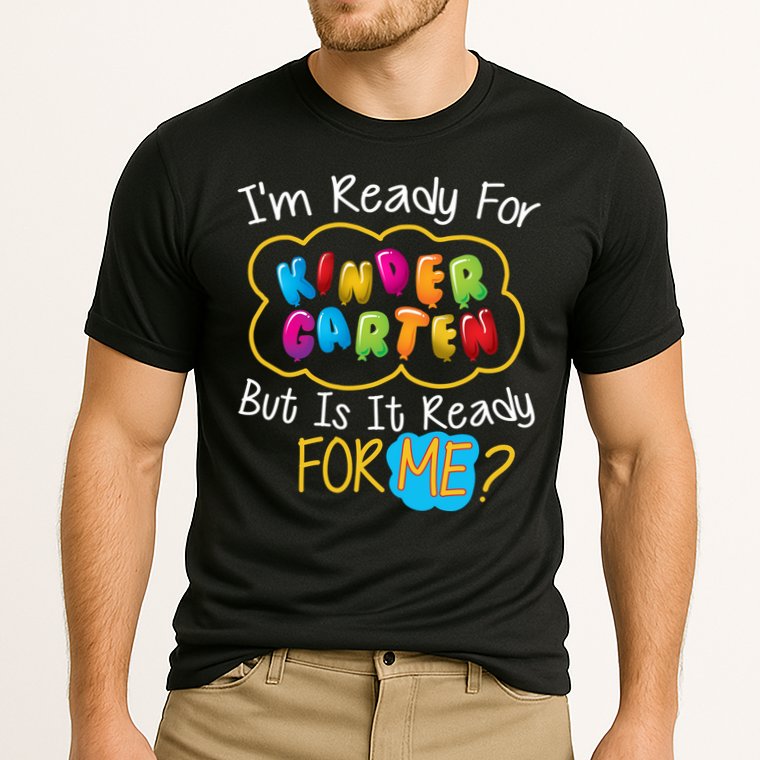 I'm Ready Kids First Day Of Kindergarten Cooling Performance Crew T-Shirt