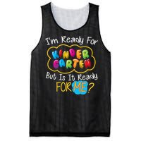 I'm Ready Kids First Day Of Kindergarten Mesh Reversible Basketball Jersey Tank