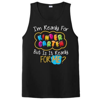 I'm Ready Kids First Day Of Kindergarten PosiCharge Competitor Tank