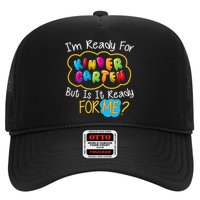 I'm Ready Kids First Day Of Kindergarten Trucker Hat