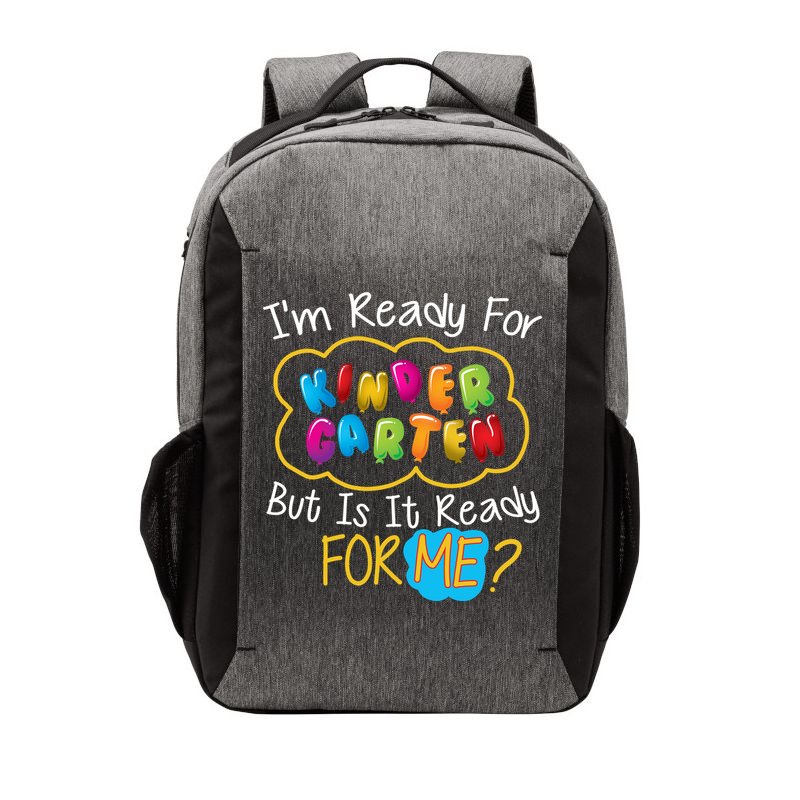 I'm Ready Kids First Day Of Kindergarten Vector Backpack
