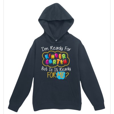 I'm Ready Kids First Day Of Kindergarten Urban Pullover Hoodie