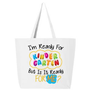 I'm Ready Kids First Day Of Kindergarten 25L Jumbo Tote