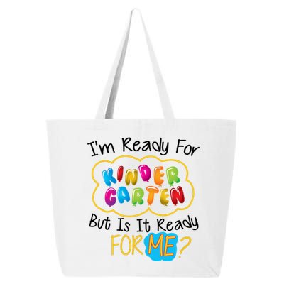 I'm Ready Kids First Day Of Kindergarten 25L Jumbo Tote