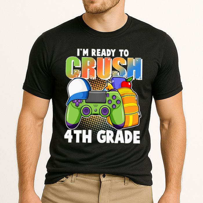 I'm Ready To Crush 4th Grade Video Gamer Cooling Performance Crew T-Shirt