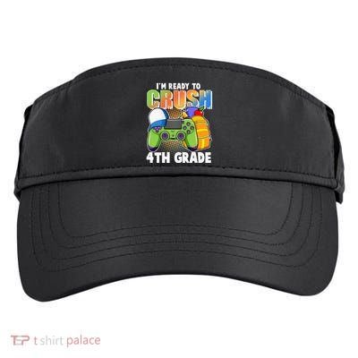 I'm Ready To Crush 4th Grade Video Gamer Adult Drive Performance Visor