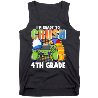 I'm Ready To Crush 4th Grade Video Gamer Tank Top