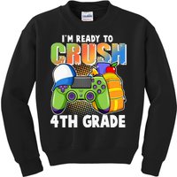 I'm Ready To Crush 4th Grade Video Gamer Kids Sweatshirt