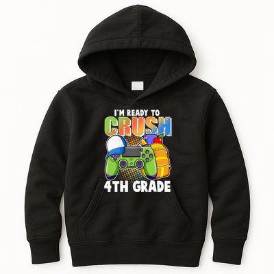 I'm Ready To Crush 4th Grade Video Gamer Kids Hoodie