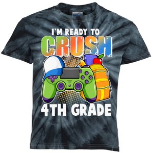 I'm Ready To Crush 4th Grade Video Gamer Kids Tie-Dye T-Shirt