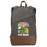 I'm Ready To Crush 4th Grade Video Gamer Cotton Canvas Backpack